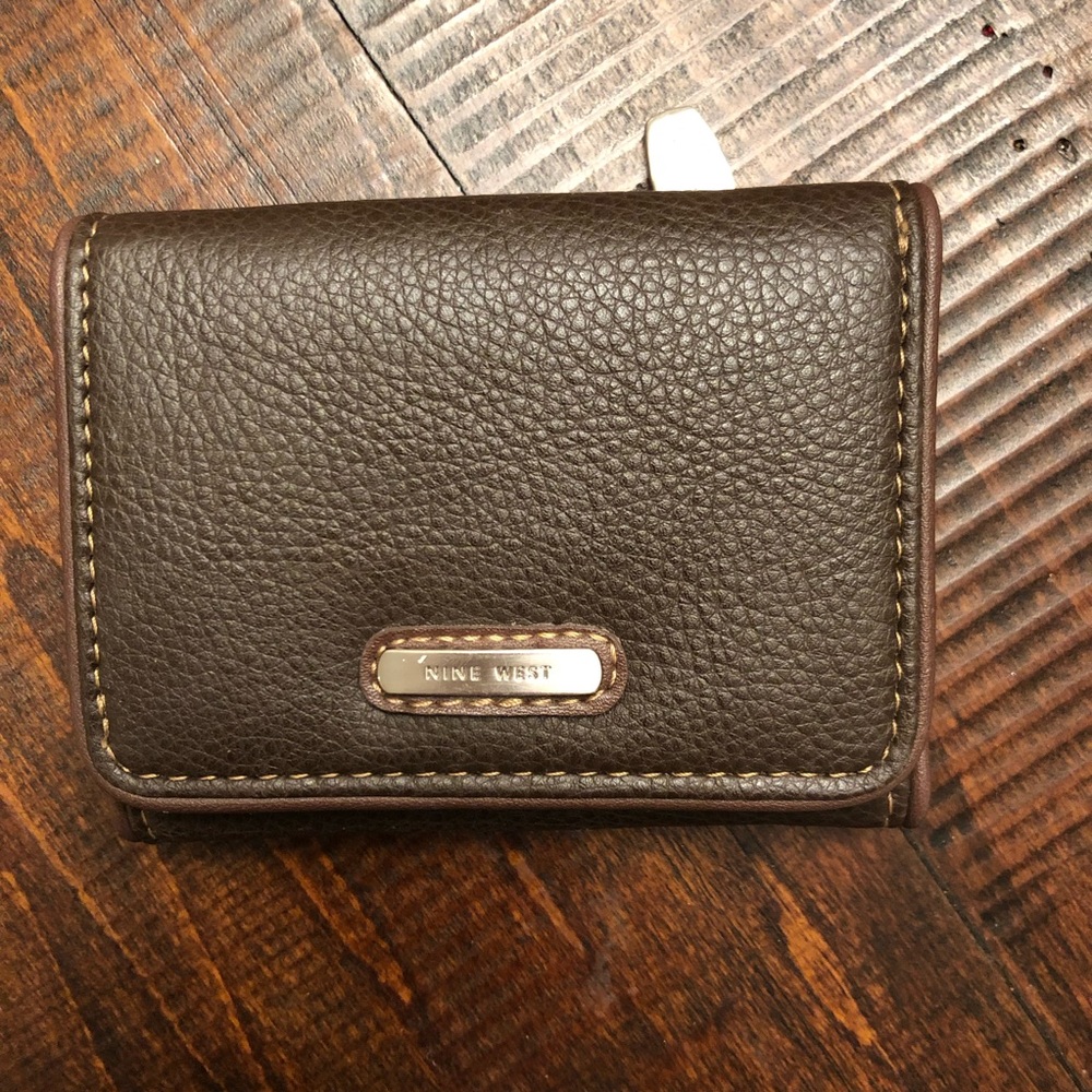 Nine west chocolate color wallet